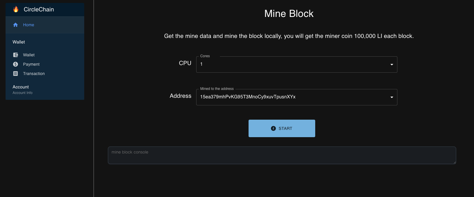 mine block